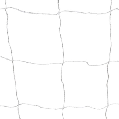 Soccer Goal Post Net Set Steel 240 x 90 x 150 cm