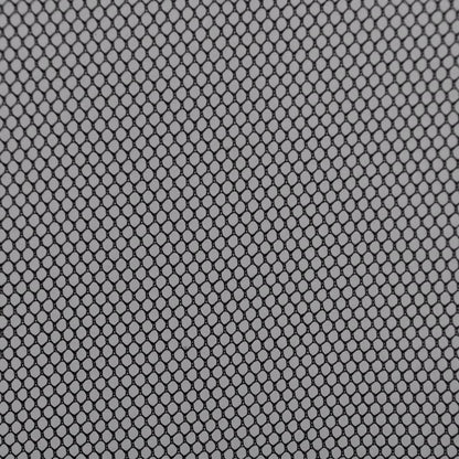 Insect Door Screen 4-Piece Mesh Curtain 220 x 100 cm Black Polyester