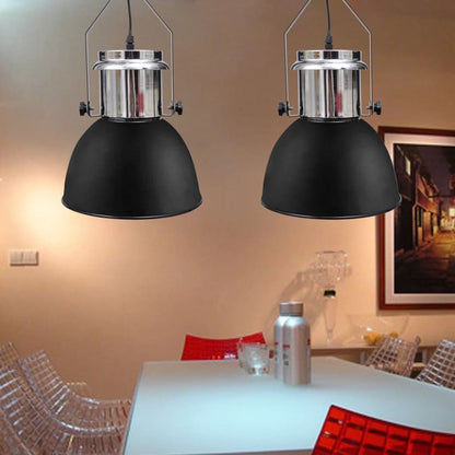 Berkfield Ceiling Lamp 2 pcs Height-adjustable Modern Black Metal