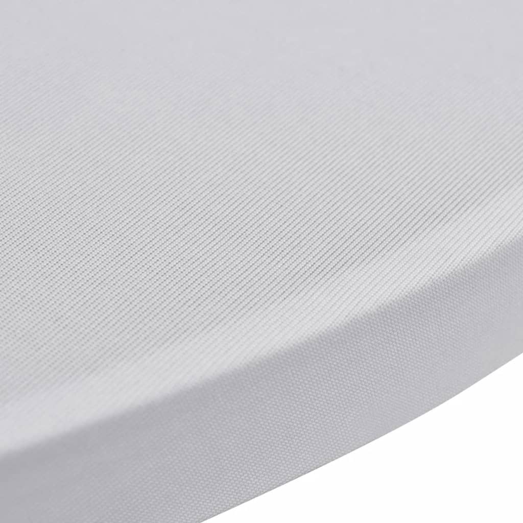 Standing Table Cover �_�”�_ 60cm White Stretch 2 pcs