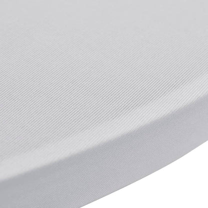 Standing Table Cover �_�”�_80cm White Stretch 2 pcs