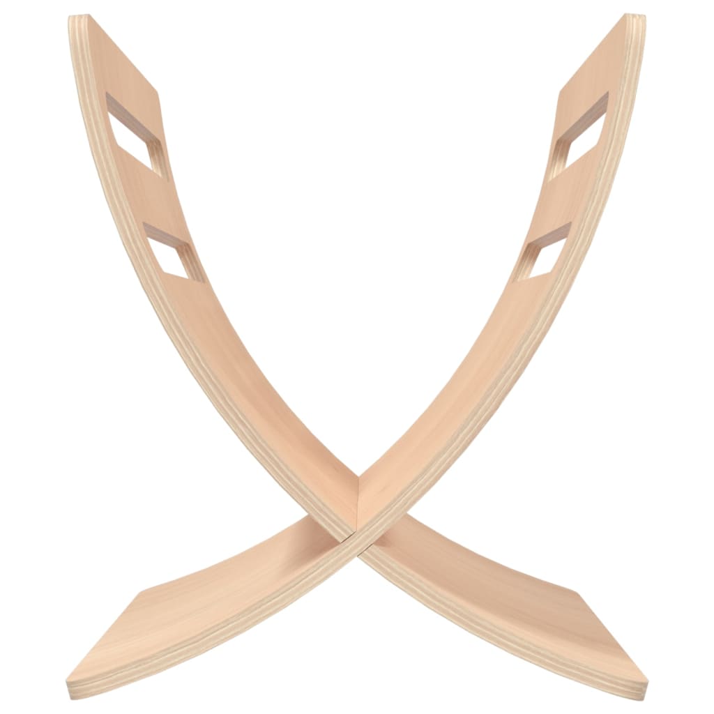 Berkfield Wooden Magazine Rack Floor Standing Natural