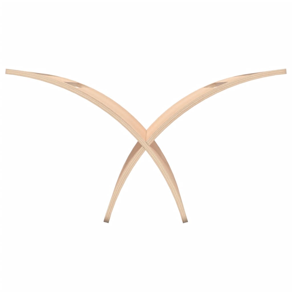 Berkfield Wooden Magazine Rack Floor Standing Natural