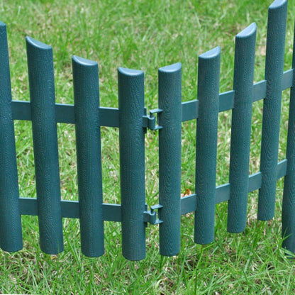 Berkfield 17 pcs Lawn Dividers 10 m Green