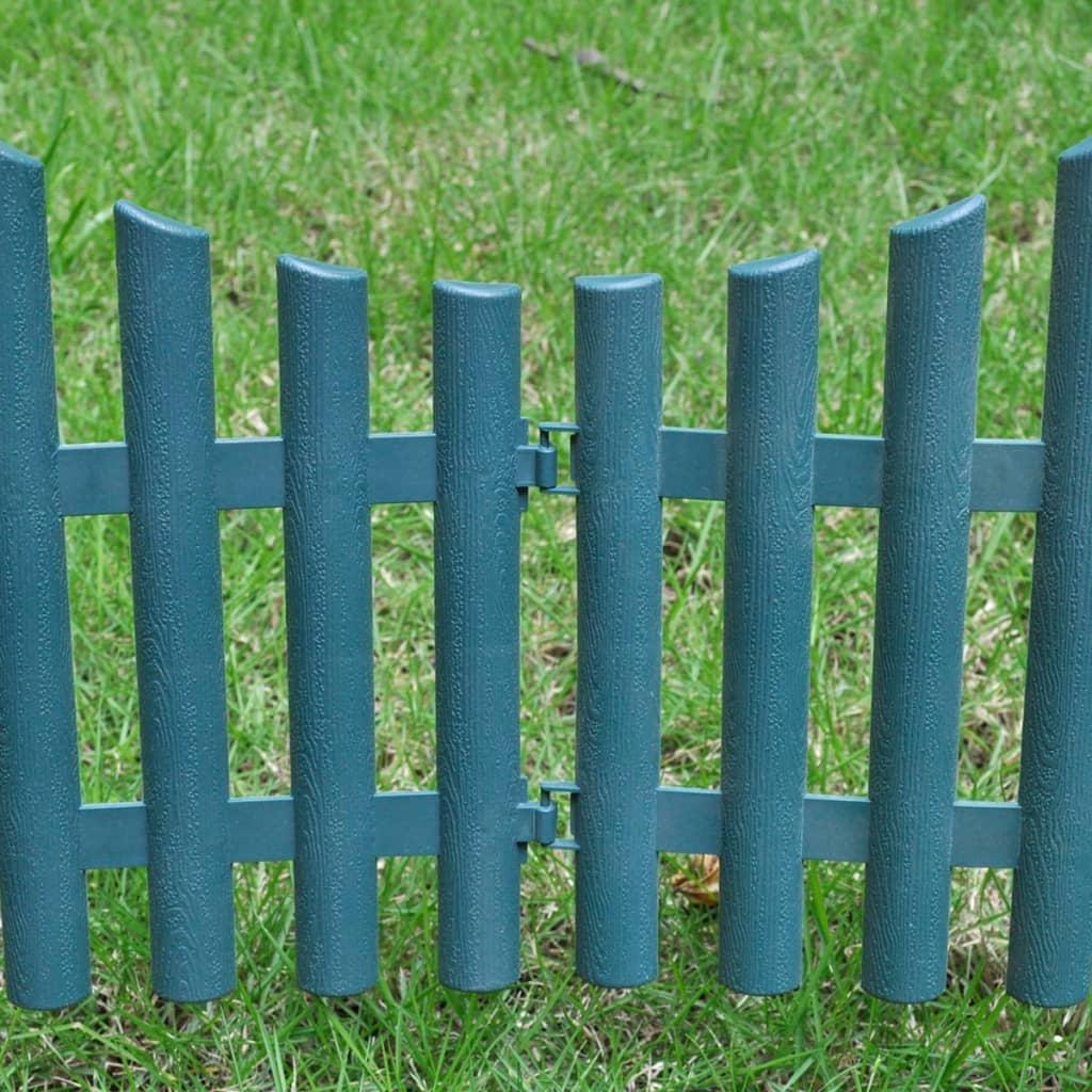 Berkfield 17 pcs Lawn Dividers 10 m Green