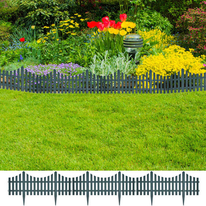 Berkfield 17 pcs Lawn Dividers 10 m Green