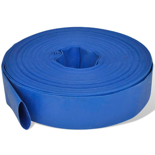 Berkfield Flat Hose 50 m 2" PVC Water Delivery