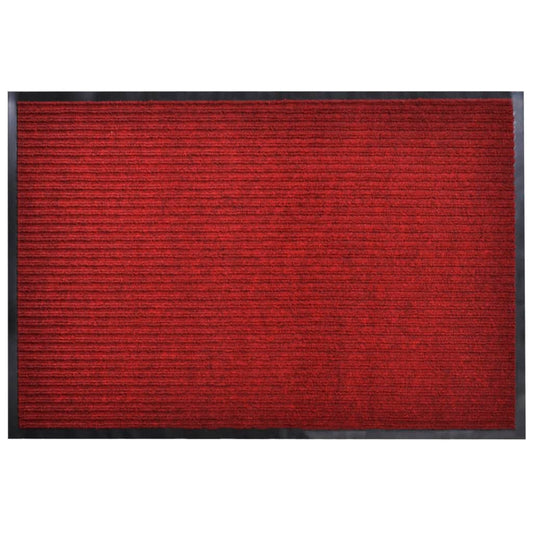 Red PVC Door Mat 90 x 60 cm