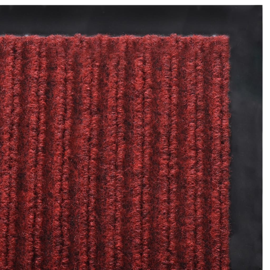 Red PVC Door Mat 90 x 60 cm