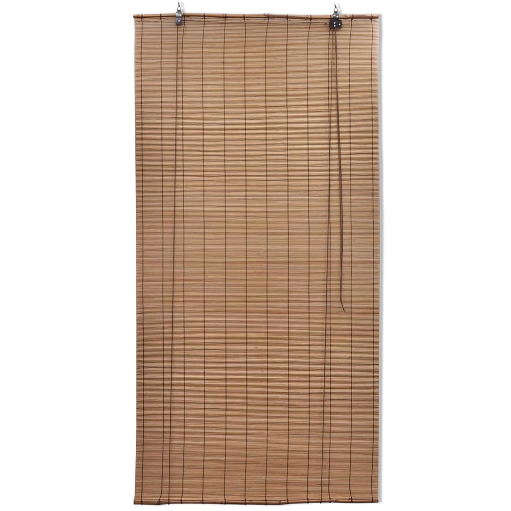 Berkfield Brown Bamboo Roller Blinds 150 x 220 cm