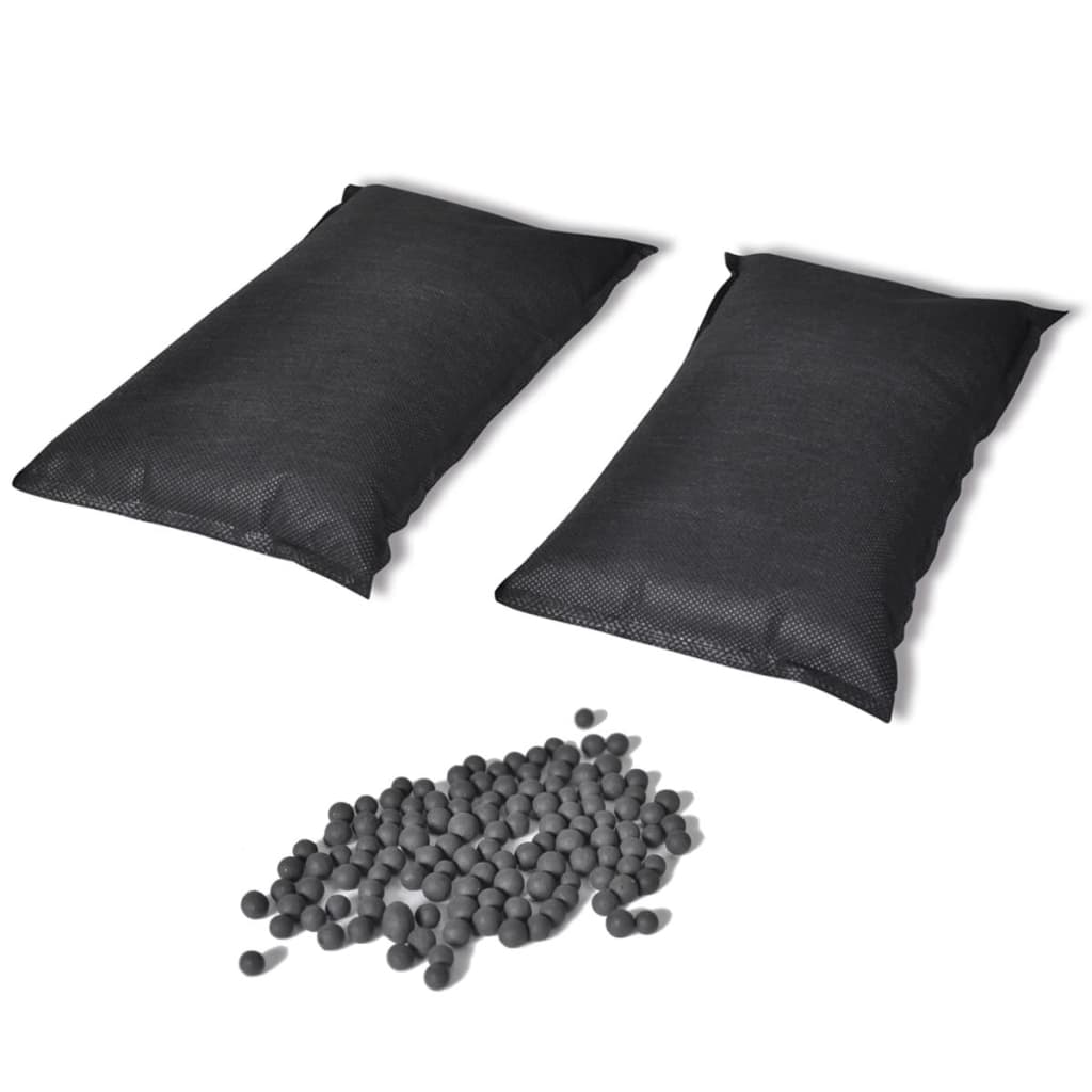 Berkfield Activated Carbon Deodorising Bags 2 pcs 2 kg