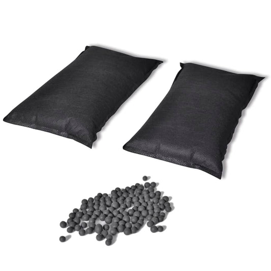 Berkfield Activated Carbon Deodorising Bags 2 pcs 2 kg