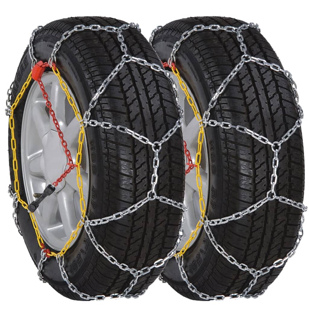 2 Car Snow Chains 12mm KN120 215/65-16 225/60-16 235/60-16 225/55-17