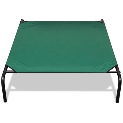 Elevated Pet Bed with Steel Frame 90 x 60 cm