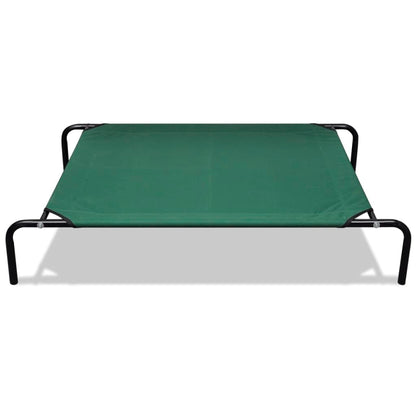 Elevated Pet Bed with Steel Frame 90 x 60 cm