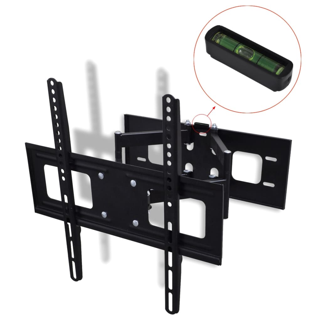 Berkfield Double-armed Tilt & Swivel Wall Mounted TV Bracket 3D 400x400mm 32"-55"