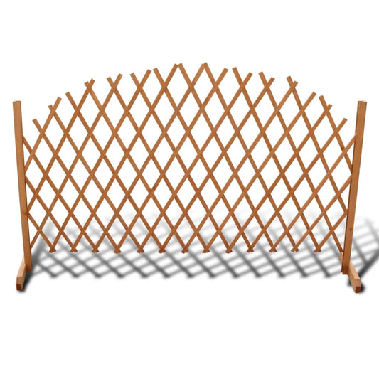 Berkfield Trellis Fence Solid Wood 180x100 cm