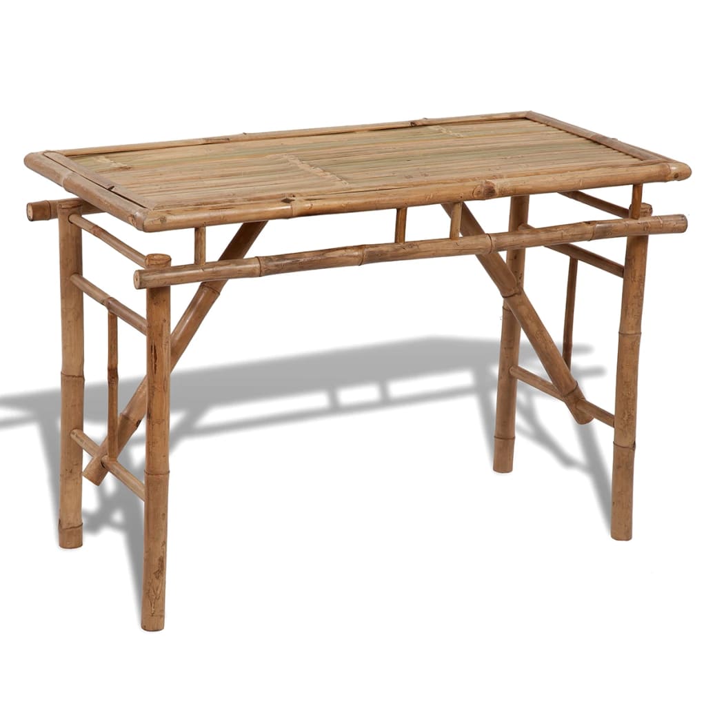 Berkfield Folding Garden Table 120x50x77 cm Bamboo