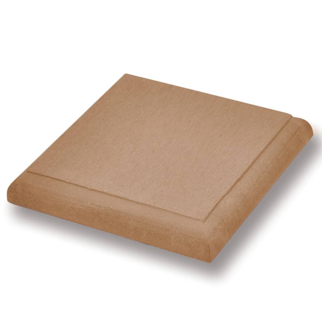 Berkfield Fence Panel WPC 105x(105-185) cm Brown