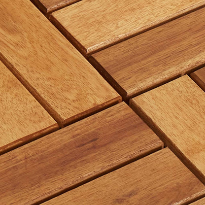 Berkfield 10 pcs Acacia Decking Tiles 30 x 30 cm