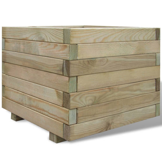 Berkfield Raised Bed 50x50x40 cm Wood Square