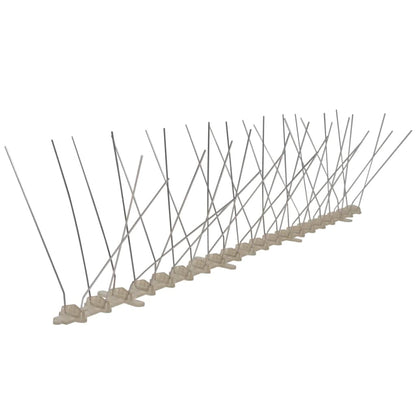 Berkfield 4-row Plastic Bird & Pigeon Spikes Set of 6 3 m