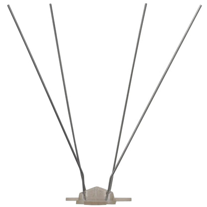 Berkfield 4-row Plastic Bird & Pigeon Spikes Set of 6 3 m