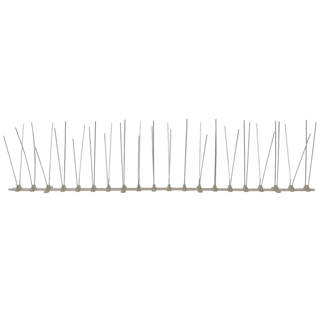 Berkfield 4-row Plastic Bird & Pigeon Spikes Set of 6 3 m