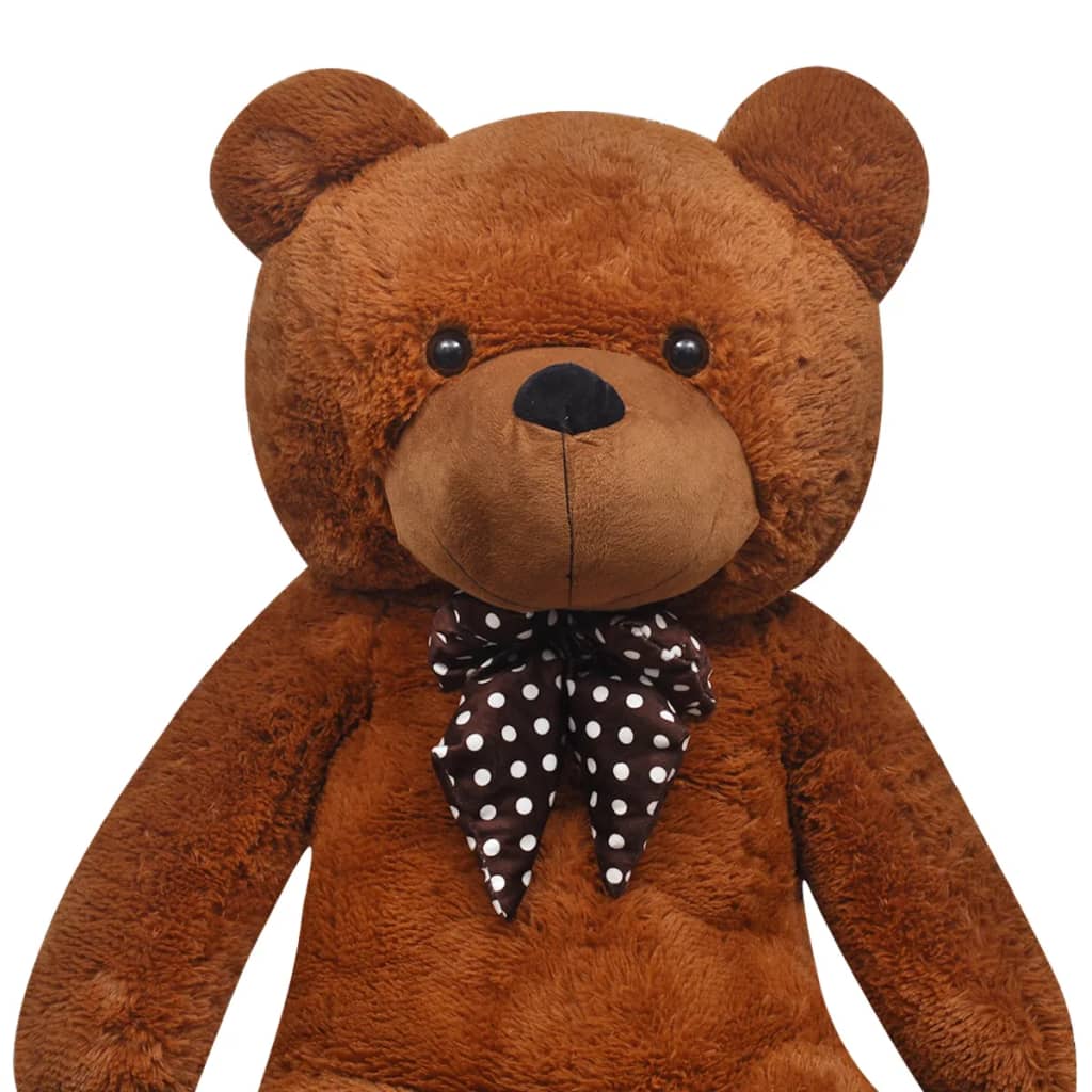Berkfield XXL Soft Plush Teddy Bear Toy Brown 85 cm