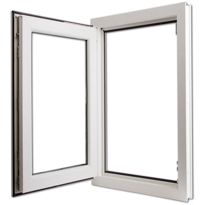 Berkfield Triple Glazing Tilt & Turn PVC Window Handle on the Right 600 x 1000 mm