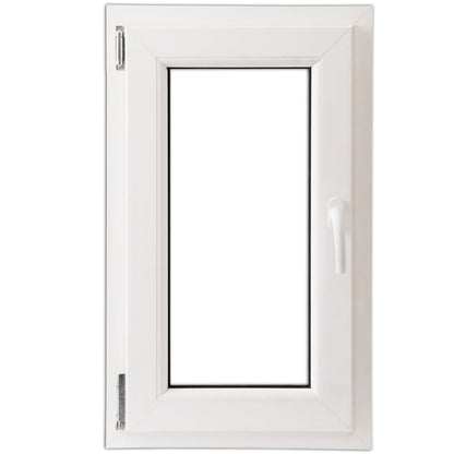 Berkfield Triple Glazing Tilt & Turn PVC Window Handle on the Right 600 x 1000 mm