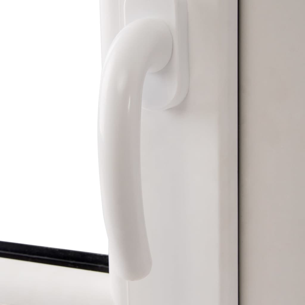 Berkfield Triple Glazing Tilt & Turn PVC Window Handle on the Right 600 x 1000 mm