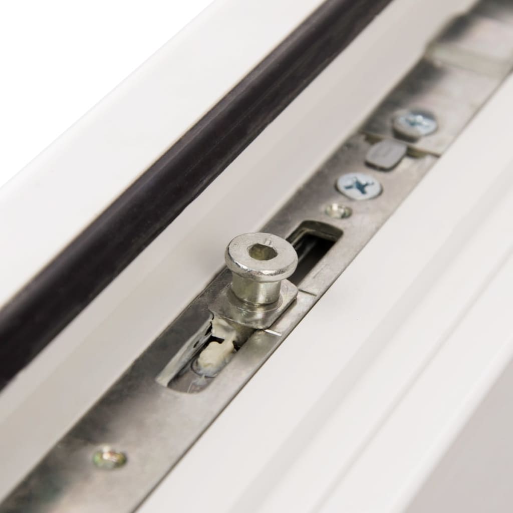 Berkfield Triple Glazing Tilt & Turn PVC Window Handle on the Right 600 x 1000 mm