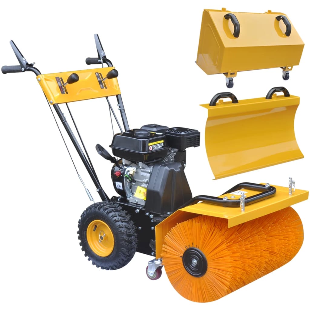 Multifunctional Petrol-powered Snow Plough/Sweeper Set 6.5HP