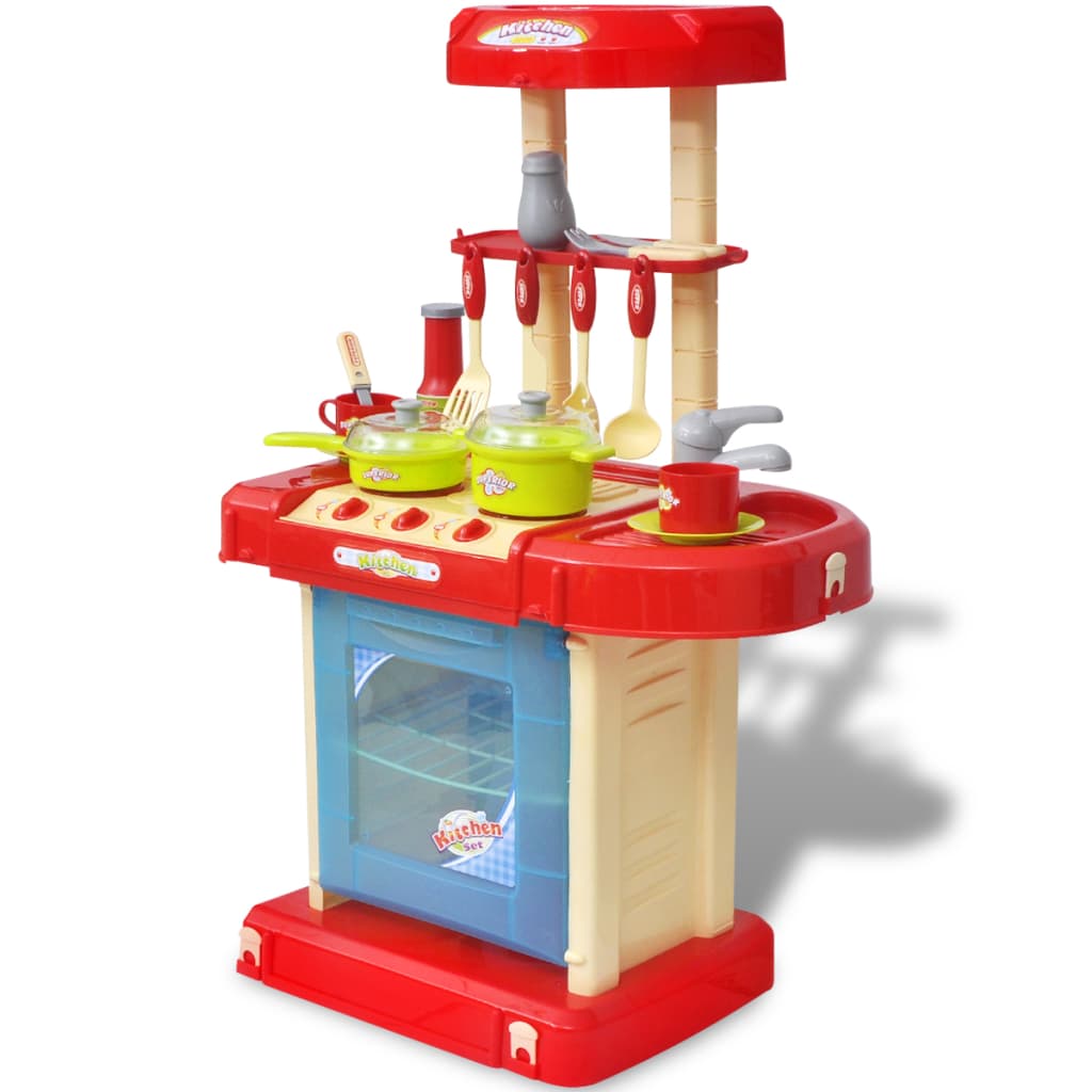 Kids/Children Playroom Toy Kitchen with Light/Sound Effects