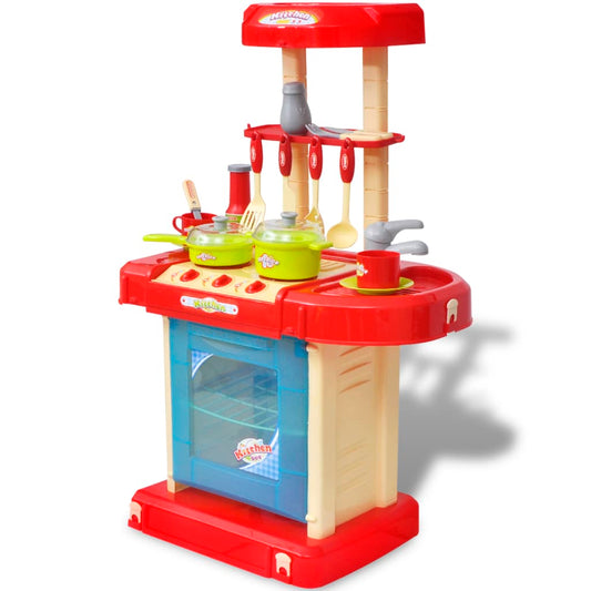 Kids/Children Playroom Toy Kitchen with Light/Sound Effects
