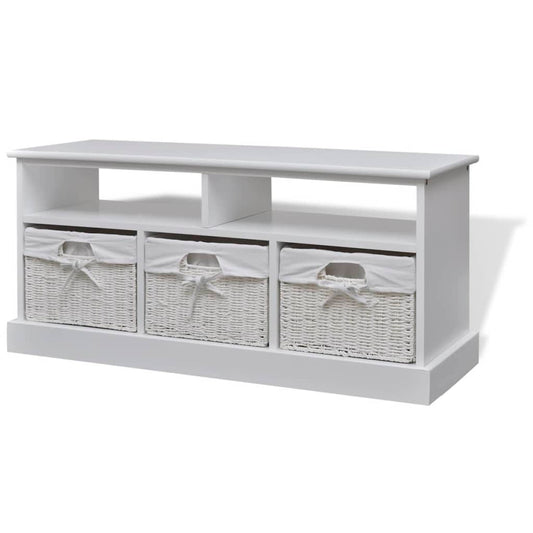 Berkfield Storage Bench Aarau White