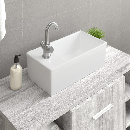 Berkfield Sink Basin Faucet Ceramic Square(not for individual sales / blocked all in blockcades)