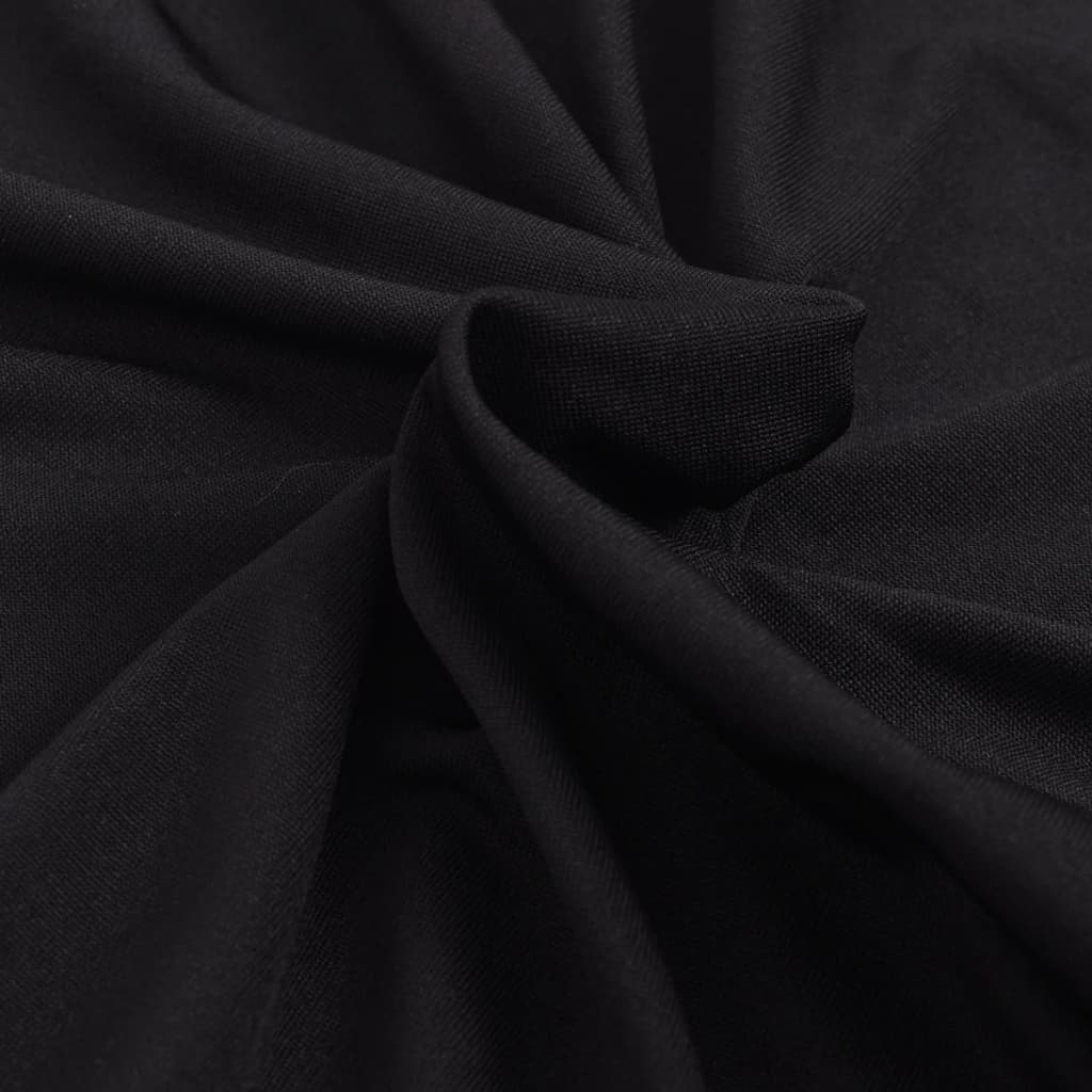 Berkfield Stretch Couch Slipcover Black Polyester Jersey