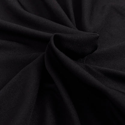 Berkfield Stretch Couch Slipcover Black Polyester Jersey