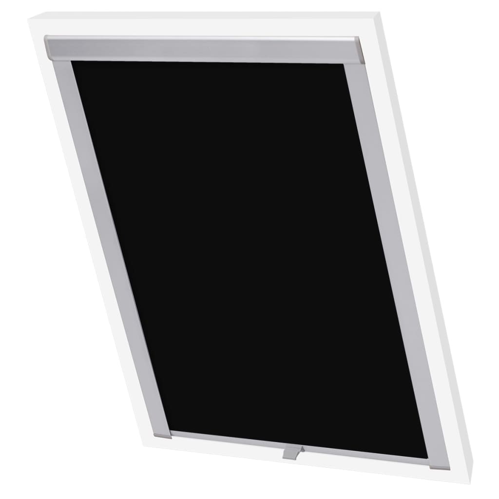 Berkfield Blackout Roller Blinds Black M04/304