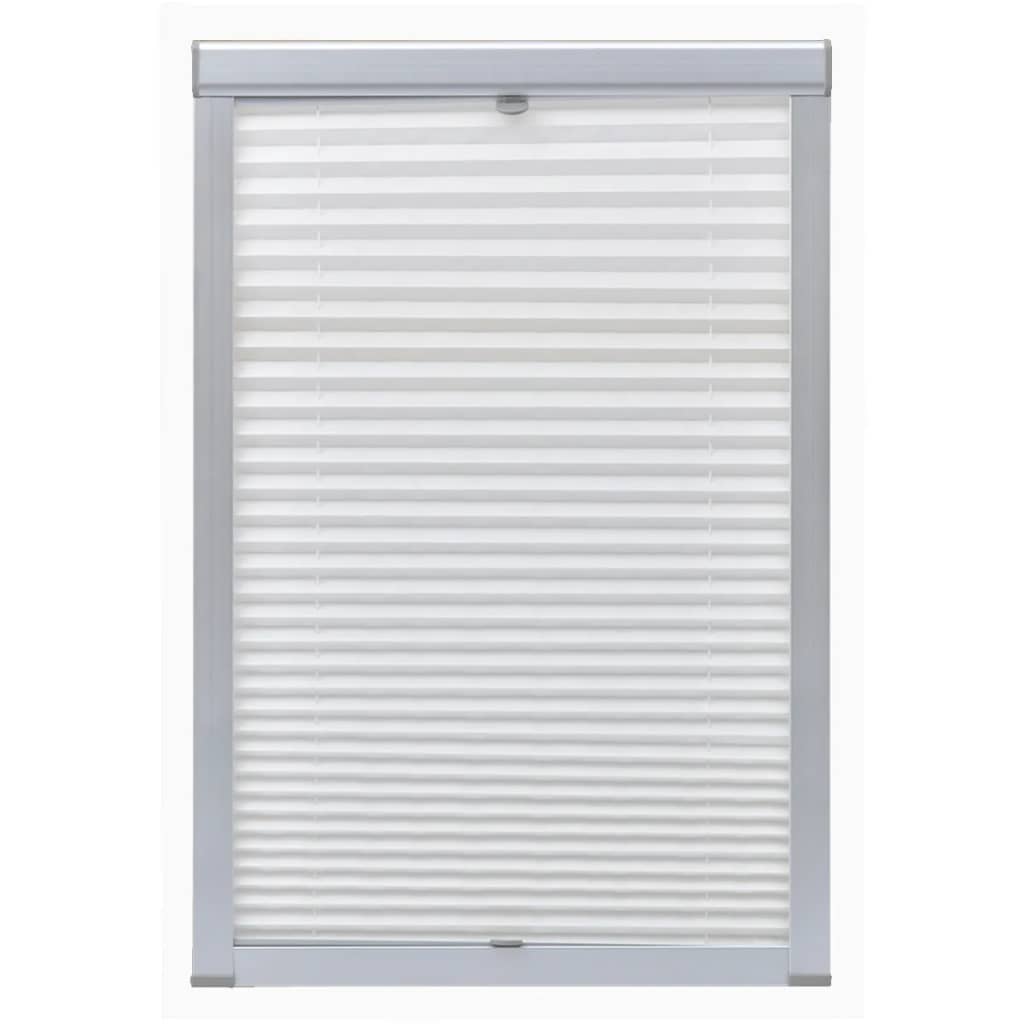 Berkfield Pleated Blinds White C02