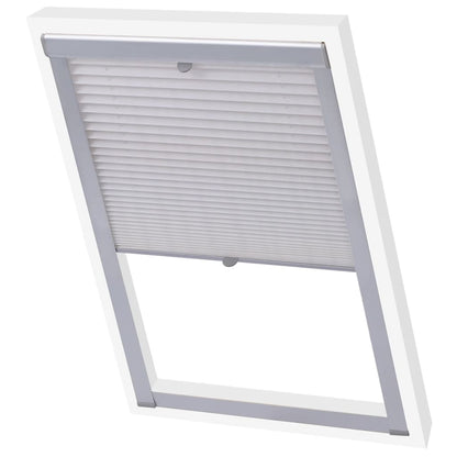 Berkfield Pleated Blinds White C02