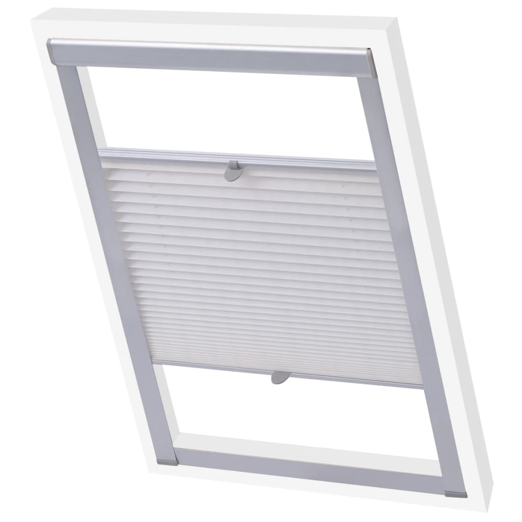 Berkfield Pleated Blinds White C04