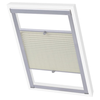 Berkfield Pleated Blinds Cream 102