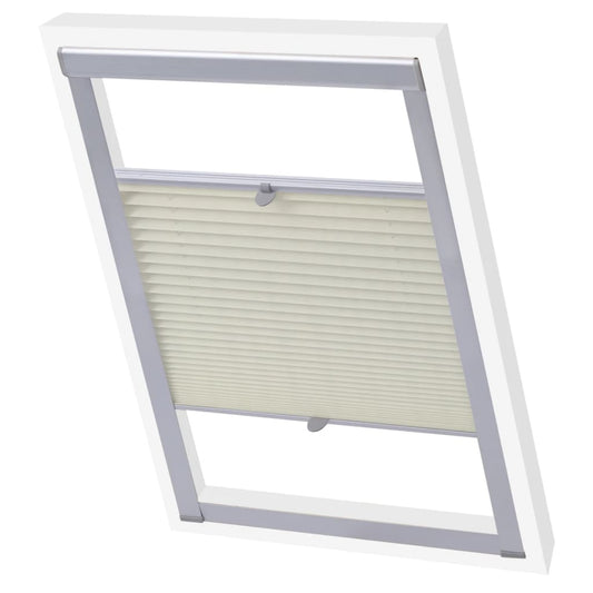 Berkfield Pleated Blinds Cream C04