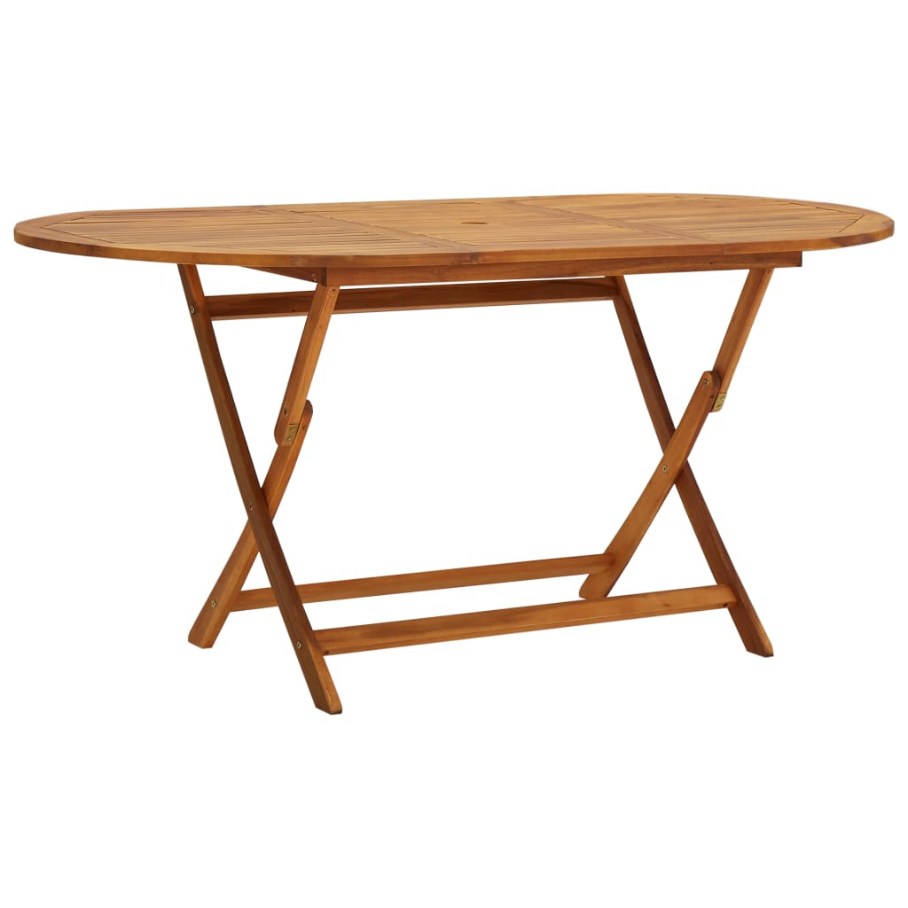 Berkfield Garden Table 160x85x75 cm Solid Acacia Wood