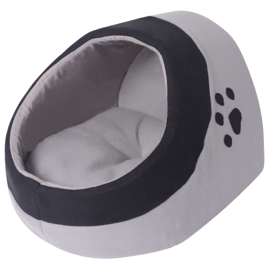 Berkfield Cat Cubby Grey and Black M