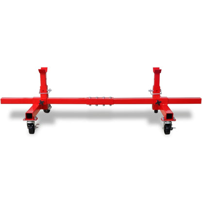 Berkfield Mobile Axle Stand Red