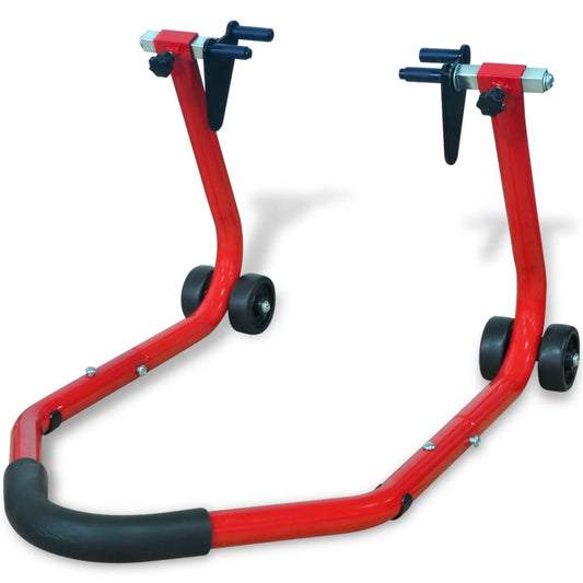 Berkfield Motorcycle Front Stand Red
